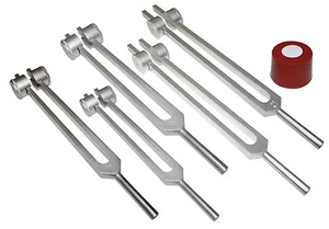 Therapeutic Tuning Forks to unlock Dormant Brain Waves & Psychic ability w Pouch - Picture 1 of 1