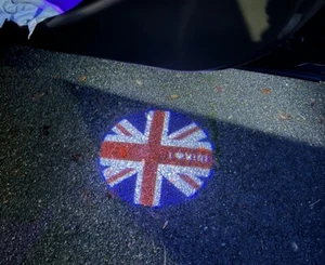 I ❤️ Mini Union Jack Tür Willkommenslicht-Mini R55 R56 R57 R58 R59 R60 R61 - Bild 1 von 4