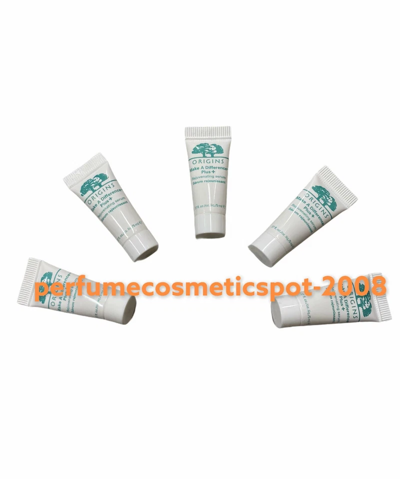 5 X ORIGINS MAKE A DIFERENT PLUS + SUERO REJUVENECEDOR .17 OZ / 5 ML = .85 OZ Foto 1 de 1