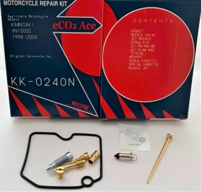KAWASAKI VN1500 VULCAN CLASSIC KEYSTER CARBURETOR REBUILD REPAIR KITS 1998 - 04 - Image 1 of 4