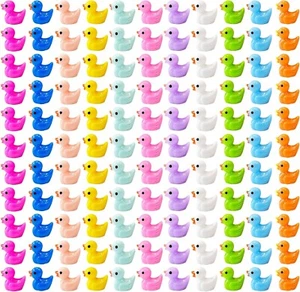 220 Pieces Mini Resin Duck Miniature Figures Fairy Garden Landscape Aquarium - Picture 1 of 4