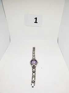 FOSSIL F2 ES-9507 St. Steel Quartz Analog Women's Watch Sz. small New Battery - Picture 1 of 12