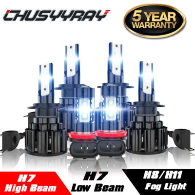 Farol de LED + lâmpadas de neblina para Land Rover Range Rover Sport 2006-2009 6000K - Imagem 1 de 4