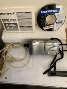 Olympus D-220L camera Digital Camera ~ Silver ~untested - Picture 1 of 1