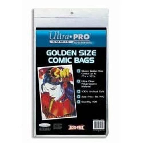 Ultra Pro - Comic Bags - Golden Size (100 Bags) - Bild 1 von 1