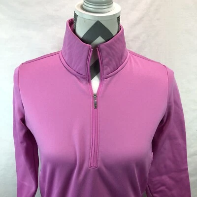 Nike Golf Tour Performance 1/4 Zip Therma-Fit Pink Jacket 746706-584 Medium - Image 1 of 3