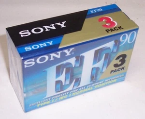 3 cintas de casete de audio Sony C-90 C90 - C-90EFB - Imagen 1 de 1