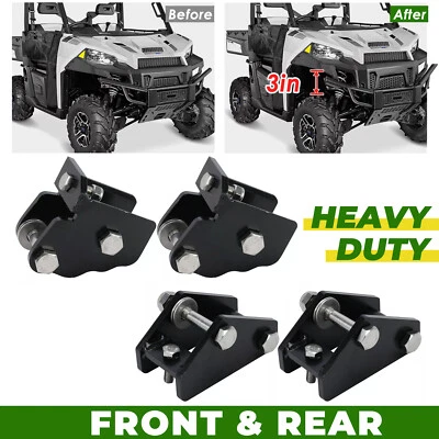 Front + Rear 3" Full Lift Kits For Polaris Ranger Fullsize 570 XP 900 1000 Crew - Image 1 of 4