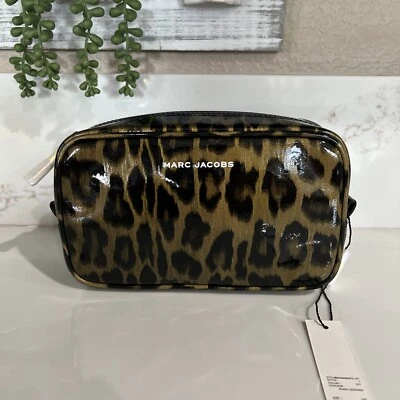 Marc Jacobs Leopard Print Cosmetic Bag Pouch - Image 1 of 4