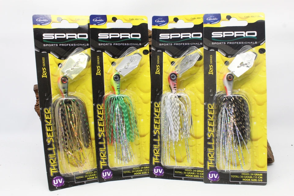Spro  Iris Thrillseeker 5/0 24g Chatterbait RH Tiger Roach Perch Firetiger OVP - Bild 1 von 1