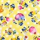 The Minions Oxford Cotton Fabric Yellow Color (by fat quarter or other size)