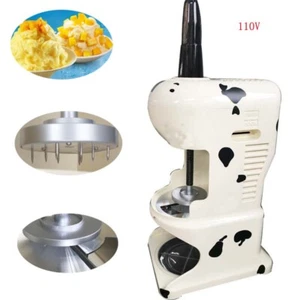 110V Commercial Snowflake Smoothie Machine Manual Fine-tuning Thickness US Sale! - Picture 1 of 6