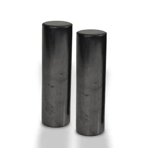 Schungit Zylinder Harmonisierer POLIERT L 100 mm D 30 mm, 2 Stück - Bild 1 von 1