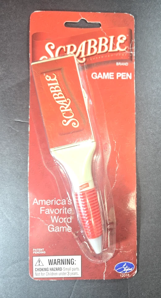 2003 Scrabble Game Pen NEW IN DAMAGED PACKAGE - Image 1 of 4