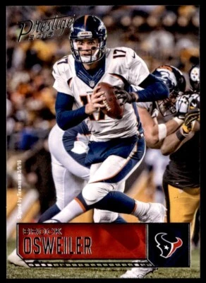 2016 Panini Prestige Brock Osweiler Houston Texans #58 - Image 1 of 2