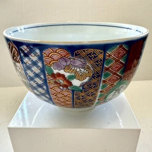 Vintage Imari Stil Nudel Ramen Servierschüssel 5,75" x 3,65" 32oz Multi gemustert - Bild 1 von 8