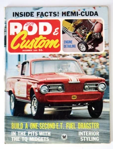 Rod & Custom Magazine December 1965 Inside Facts! Hemi-Cuda, Engine Detailing - Imagen 1 de 6