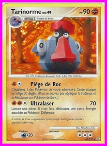 Carte Pokemon " TARINORME " Niv 49 PLATINE PV 90 60/127 UNCO ◊ VF - Bild 1 von 1