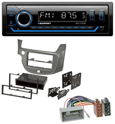 Blaupunkt MP3 Bluetooth USB AUX Autoradio für Honda Jazz (ab 2009) - silber - Bild 1 von 4