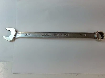 Snap-On Tools 3/4" SAE FLANK DRIVE PLUS 12pt Chrome Combo Wrench SOE (SNP053128) - Image 1 of 4