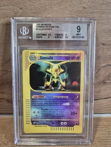 Simsala Reverse Holo Skyridge 2/144 BGS 9 Deutsch - Bild 1 von 2