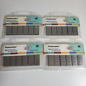 Menge 4 EK Success Verschluss dekorative Metall Heftklammern Hochzeit Braut Bräutigam - Bild 1 von 6