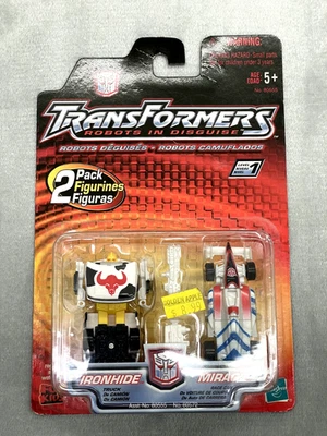 Transformers Robots in Disguise Ironhide Mirage 2 Pack Yellow Black Hasbro 2001 - Image 1 of 4