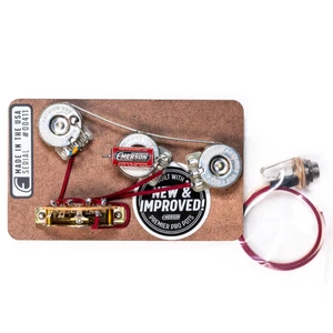 Emerson Custom Strat 5-Way Prewired Kit - Premier Pro 250k pots - Picture 1 of 1
