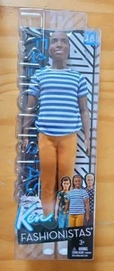 Mattel Barbie Fashionistas #18 AA African American Ken Doll 2017 New Sealed - Picture 1 of 8