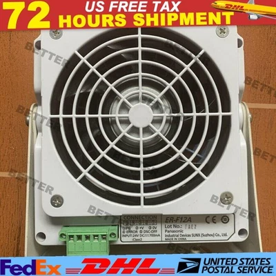 Eliminador electrostático tipo ventilador Panasonic ER-F12A USADO IMPUESTOS EE. UU. ERF12A Foto 1 de 4