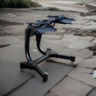 330LBS Adjustable Double Dumbbell Rack Stand Metal Dumbbell Holder Weight Rack