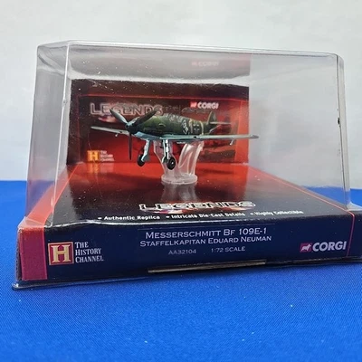2004 Corgi Legends Messerschmitt Bf 109E-1 WWII Aces Die Cast 1:72 (AA32104) NOS - Image 1 of 4