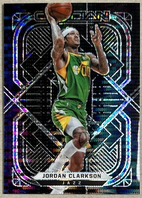 2020-21 Obsidian Jordan Clarkson #51 Electric Etch Asia Parallel Insert Jazz - Image 1 of 2