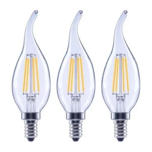 ecosmart 60W Repacement Bulbs LED BrightWhite B11 Lumen 500 3 bulbs Bent Tip Dim - Picture 1 of 1