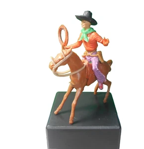 SOLDATINI NARDI COWBOY A CAVALLO CON LAZO 8,5 CM NON GIOCATO - Bild 1 von 2