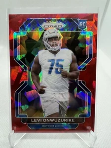 Levi Onwuzurike 2021 Panini Prizm Red Ice #423 Rookie - Detroit Lions RC - Picture 1 of 2