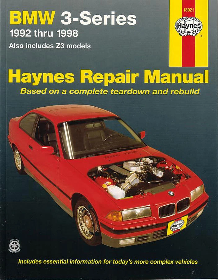 Manual De Taller BMW Servicio Reparación Libro HAYNES 3-SERIE Z3 Guía CHILTON - Imagen 1 de 1