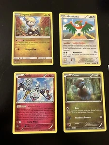 Four 2016-2017 Pokemon Cards Lp Good Deal - Picture 1 of 2