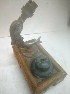 Old Original Antique Rare fish shab Made Switch Board - Picture 1 of 7