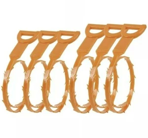 Drain Snake 6 Pack 17 Inch Drain Snake Shower Drain Hair Trap Clog Remover - Picture 1 of 4