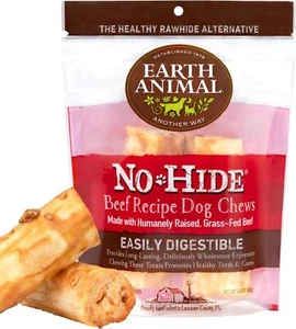 No Hide Small Long Lasting Dog Chew Rolls, Beef, 2 Count Pack of 1 - Picture 1 of 6