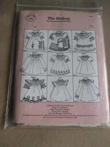 The Bishop Pat Garretson Heirlooms Sewing Pattern Sz 4 5 6 Dress Smocking - Picture 1 of 3
