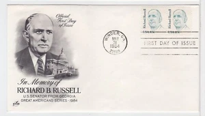 TurtlesTradingPost- Richard B Russell- 1983 #1853- Artcraft Cachet FDC - Picture 1 of 1