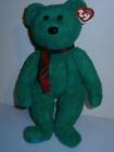TY 2000 BEANIE BUDDY ~ WALLACE ~   the green Buddy with the tartan scarf  - RETI