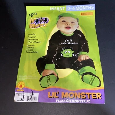 Halloween Lil' Monster Costume 0-6 Months Infant Jumper - Image 1 of 4