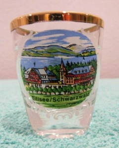 Vintage Titisee Schwarzwaid ShotGlass Small 1-7/8" Shot Glass - Germany German - Picture 1 of 1