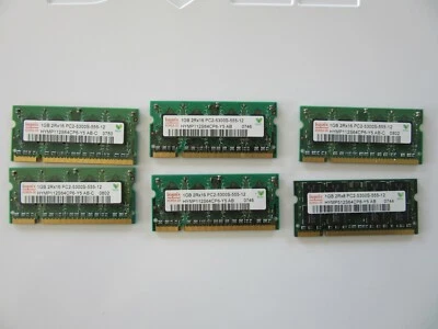Hynix HYMP112S64CP6-Y5 AB 1GB PC2-5300S DDR2 Laptop Apple MacBook Memory RAM - Image 1 of 4