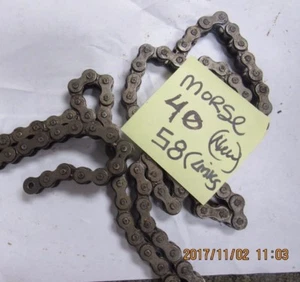 MORSE 40 ROLLER CHAIN 58-LINKS - Picture 1 of 2
