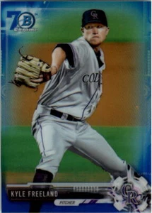 2017 Bowman Chrome Mini Prospects 70th Blue Refractors #BCP109 Kyle Freeland /70 - Picture 1 of 2