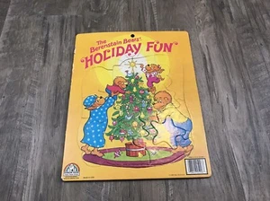 Random House 1988 Vintage Rare BERENSTAIN BEARS Holiday PUZZLE Mandela Effect - Picture 1 of 6